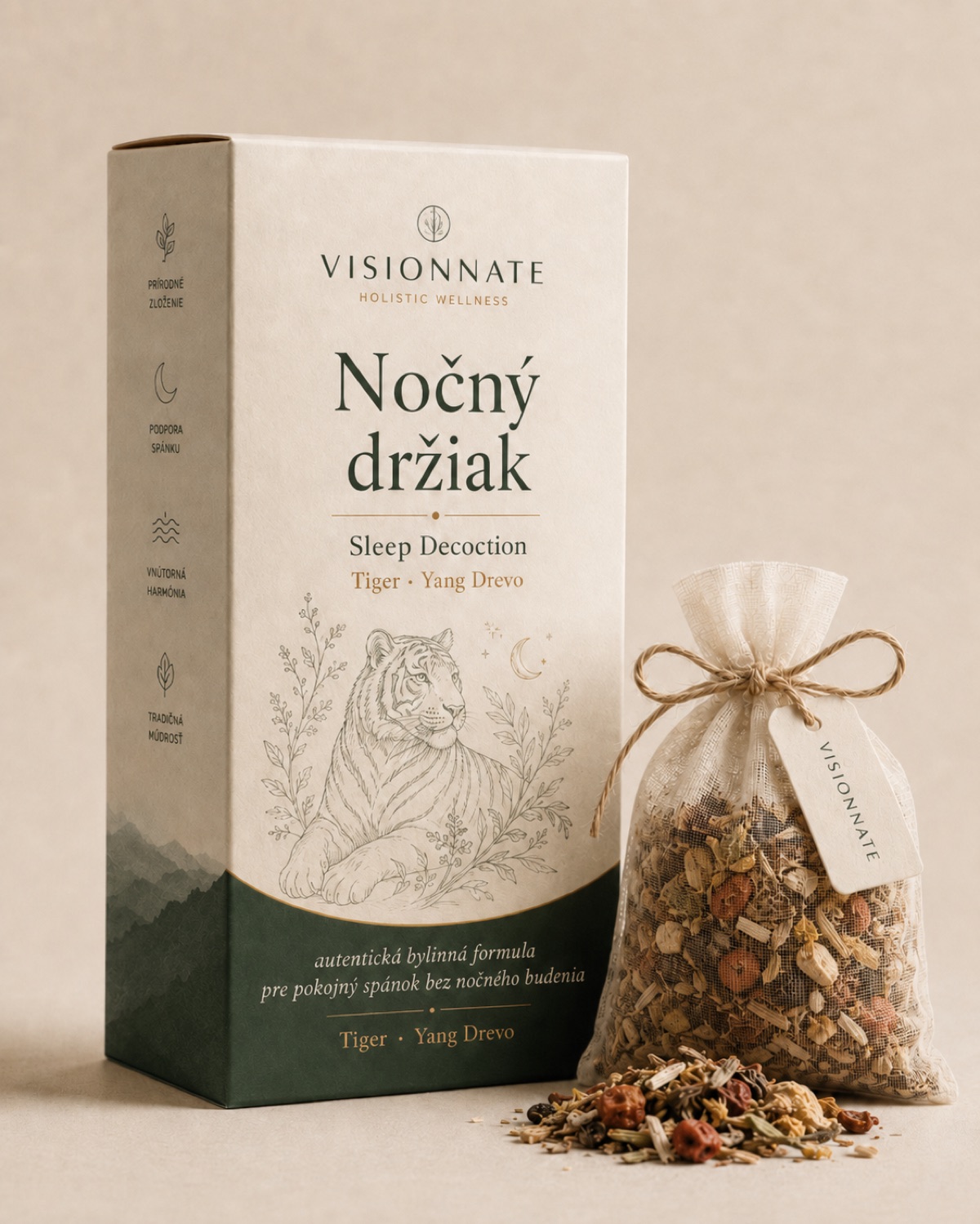 Visionnate Nočný držiak — bylinný odvar