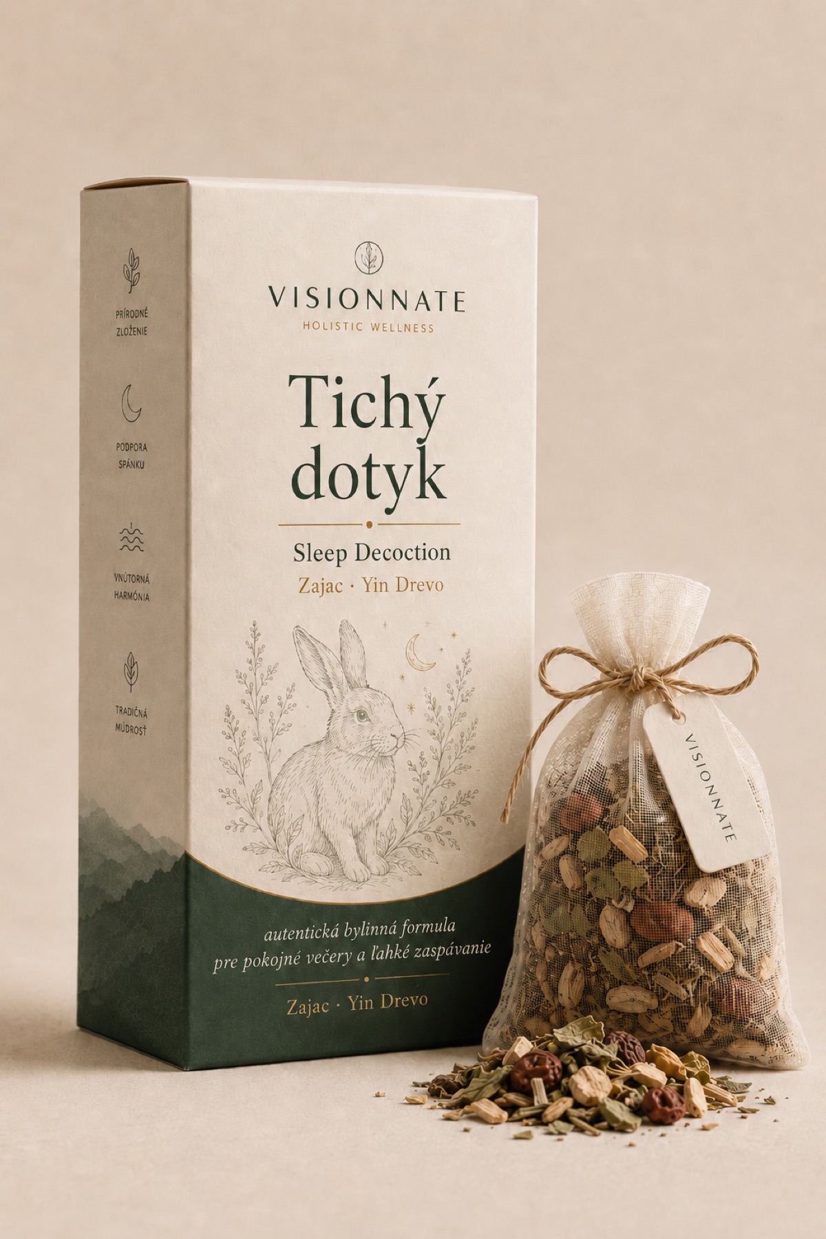Visionnate Tichý dotyk — bylinný odvar